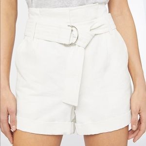 FRAME white paper bag shorts
